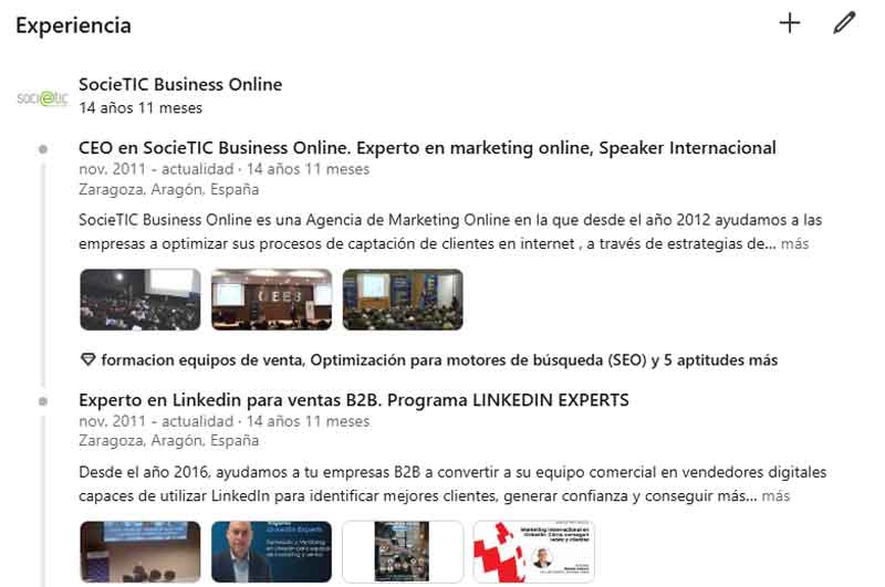 experiencia